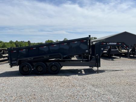 New 2026 Lamar Gooseneck Dump Trailer | 83" x 16' | 21K GVWR