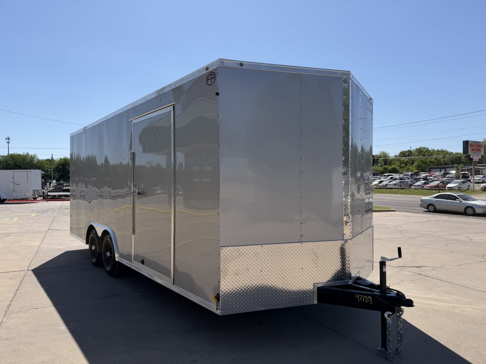 New #097789 2027 FOREST RIVER TA3 8.5 X 20 TANDEM AXLE 10K ENCLOSED W/ REAR RAMP DOOR