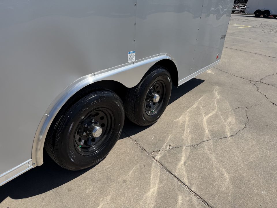 New #097789 2027 FOREST RIVER TA3 8.5 X 20 TANDEM AXLE 10K ENCLOSED W/ REAR RAMP DOOR