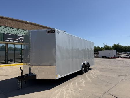 New #097789 2027 FOREST RIVER TA3 8.5 X 20 TANDEM AXLE 10K ENCLOSED W/ REAR RAMP DOOR