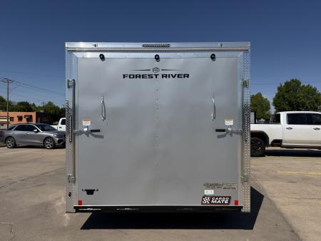 New #097789 2027 FOREST RIVER TA3 8.5 X 20 TANDEM AXLE 10K ENCLOSED W/ REAR RAMP DOOR
