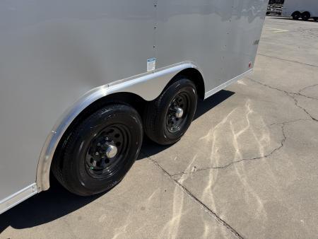 New #097789 2027 FOREST RIVER TA3 8.5 X 20 TANDEM AXLE 10K ENCLOSED W/ REAR RAMP DOOR