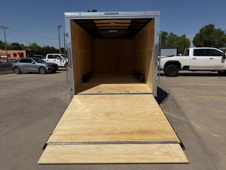 New #097789 2027 FOREST RIVER TA3 8.5 X 20 TANDEM AXLE 10K ENCLOSED W/ REAR RAMP DOOR