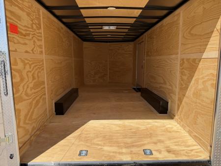 New #097789 2027 FOREST RIVER TA3 8.5 X 20 TANDEM AXLE 10K ENCLOSED W/ REAR RAMP DOOR