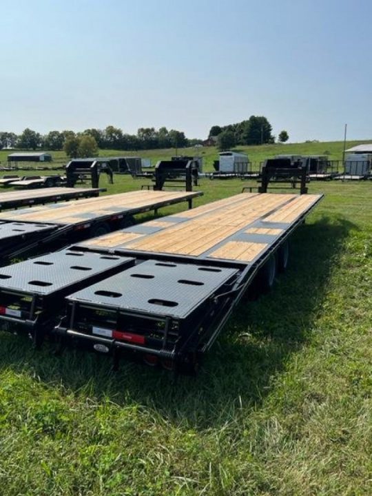 New 2026 Legend Trailers 32' GOOSENECK TA DUALS Deckover Trailer
