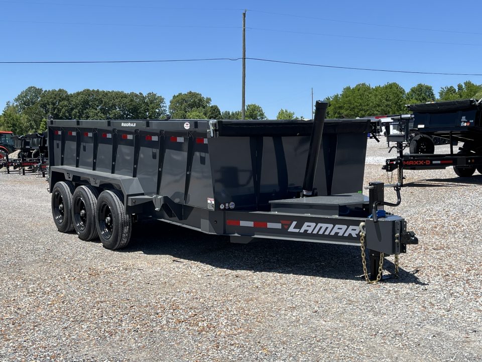 New 2026 Lamar Dump Trailer | 83" x 16' | 21K GVWR