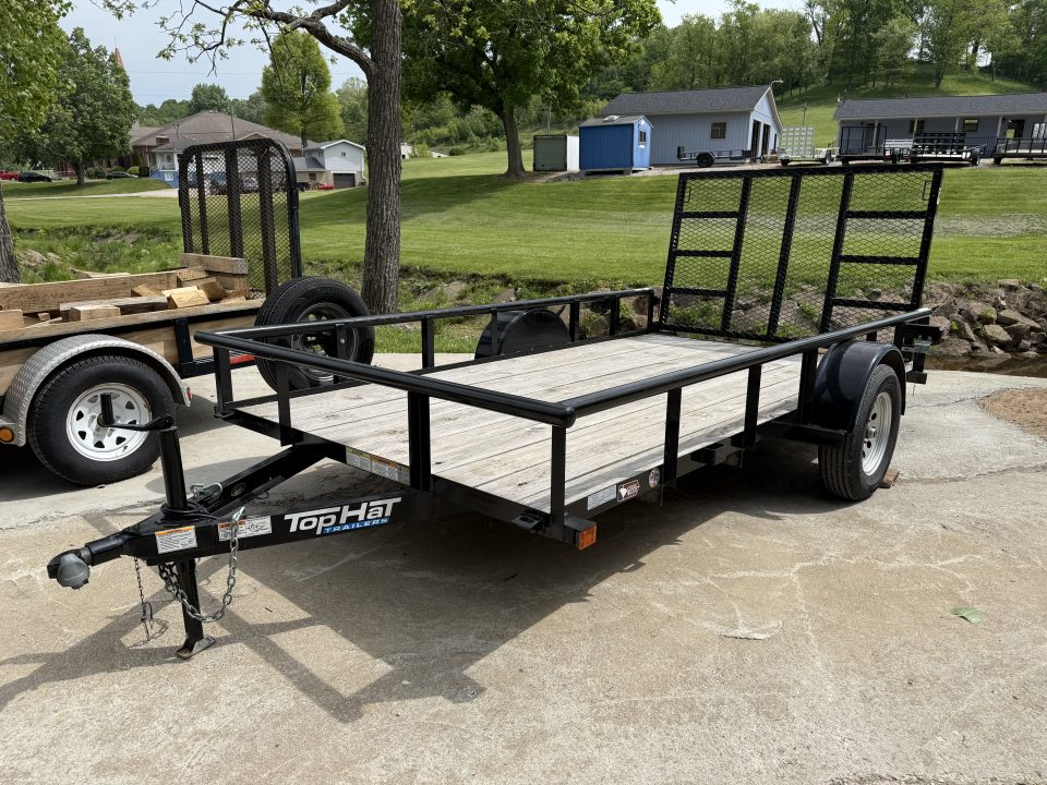 Used 2024 Top Hat DSP12X77-2-9N-R Utility Trailer