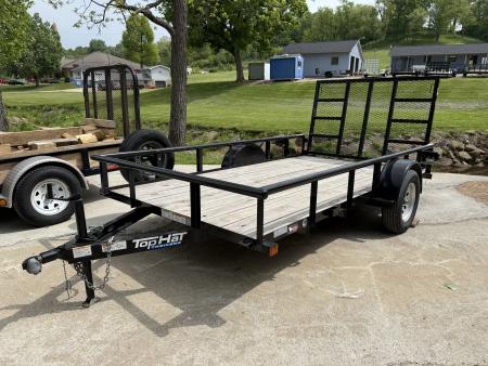 Used 2024 Top Hat DSP12X77-2-9N-R Utility Trailer
