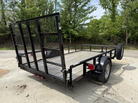 Used 2024 Top Hat DSP12X77-2-9N-R Utility Trailer