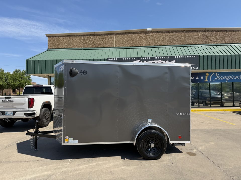 New #055490 2026 FOREST RIVER SA 6 X 10 SINGLE AXLE 3K ENCLOSED W/ REAR RAMP DOOR