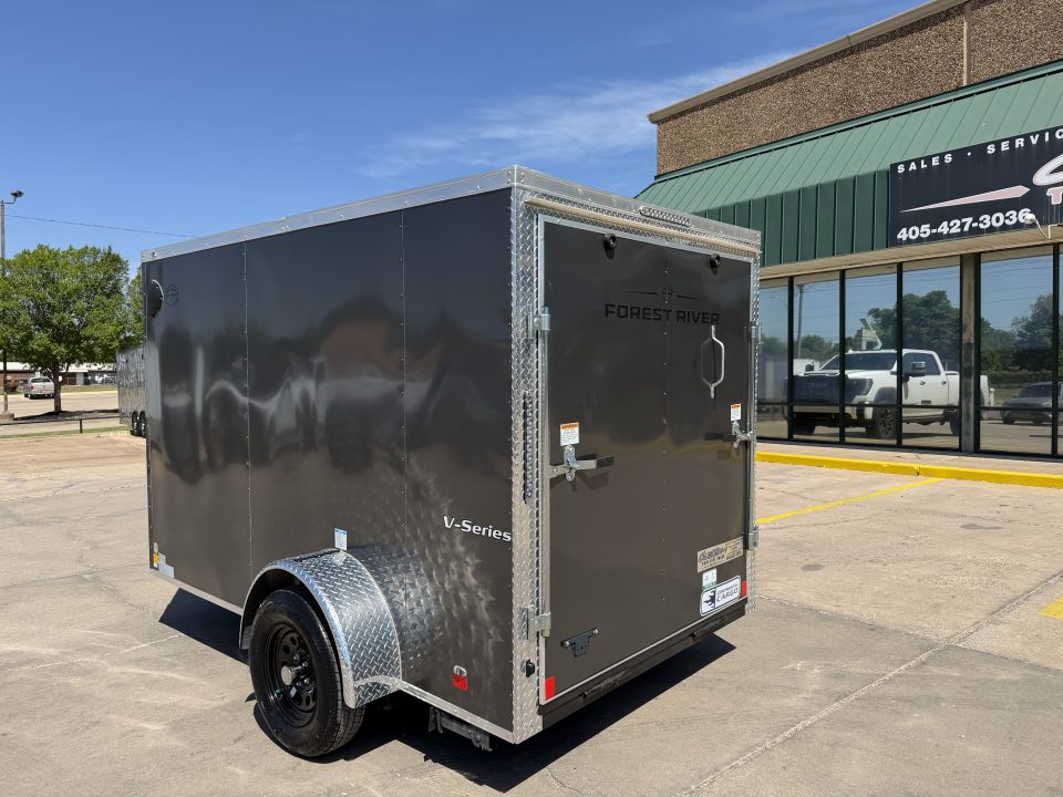 New #055490 2026 FOREST RIVER SA 6 X 10 SINGLE AXLE 3K ENCLOSED W/ REAR RAMP DOOR