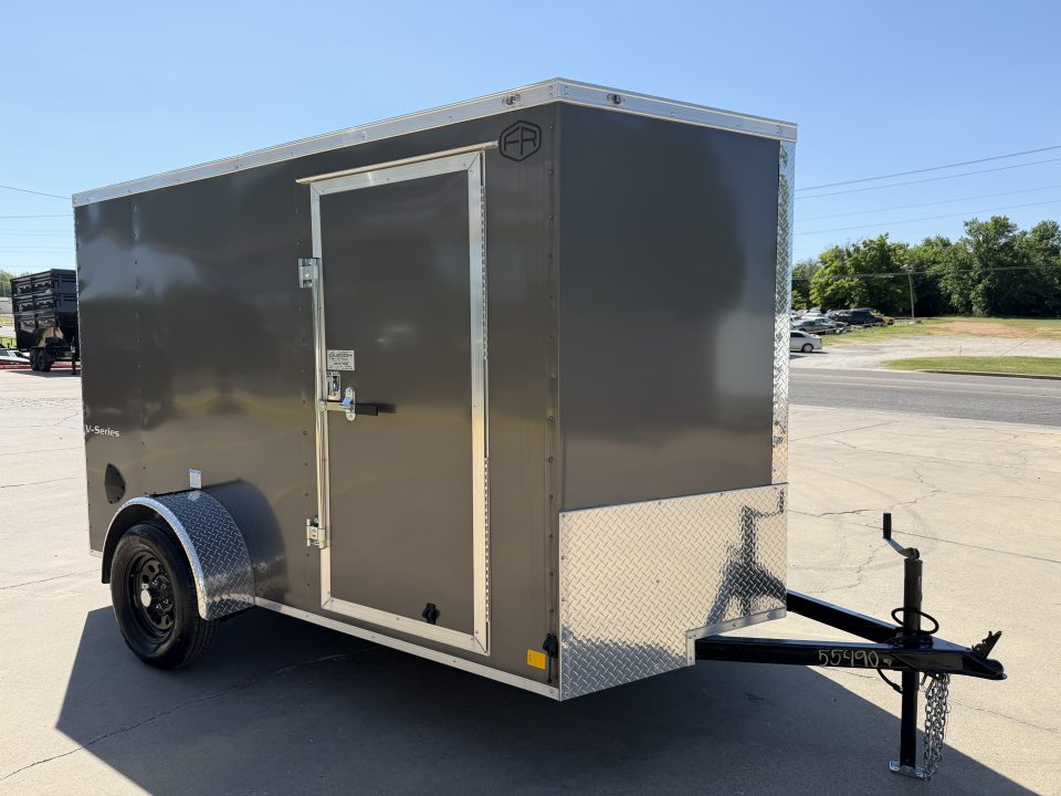 New #055490 2026 FOREST RIVER SA 6 X 10 SINGLE AXLE 3K ENCLOSED W/ REAR RAMP DOOR