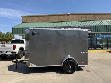 New #055490 2026 FOREST RIVER SA 6 X 10 SINGLE AXLE 3K ENCLOSED W/ REAR RAMP DOOR