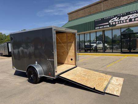 New #055490 2026 FOREST RIVER SA 6 X 10 SINGLE AXLE 3K ENCLOSED W/ REAR RAMP DOOR