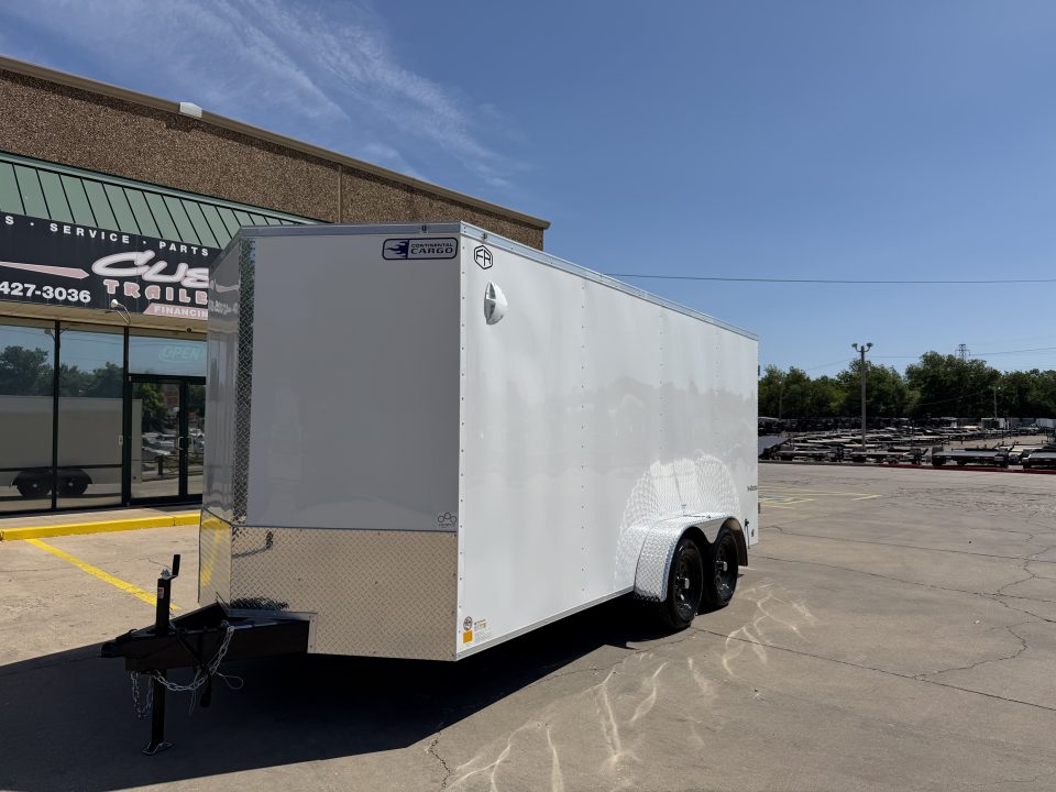 New #056065 2026 FOREST RIVER TA2 7 X 16 TANDEM AXLE 7K ENCLOSED W/ REAR DOUBLE DOORS