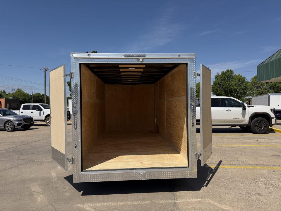 New #056065 2026 FOREST RIVER TA2 7 X 16 TANDEM AXLE 7K ENCLOSED W/ REAR DOUBLE DOORS