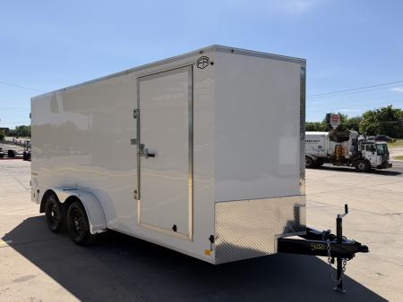 New #056065 2026 FOREST RIVER TA2 7 X 16 TANDEM AXLE 7K ENCLOSED W/ REAR DOUBLE DOORS