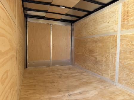 New #056065 2026 FOREST RIVER TA2 7 X 16 TANDEM AXLE 7K ENCLOSED W/ REAR DOUBLE DOORS