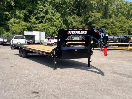 New 2026 PJ Trailers 102  x 30' Low-Pro Flatdeck With 8K Singles (LX) 18K GVWR Flatbed Trailer