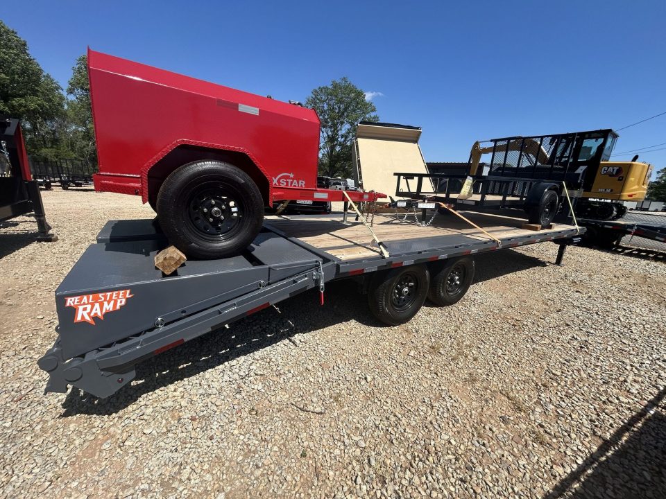 New 2026 Down 2 Earth Trailers 8.5x25 15.5K Deckover Equipment Trailer