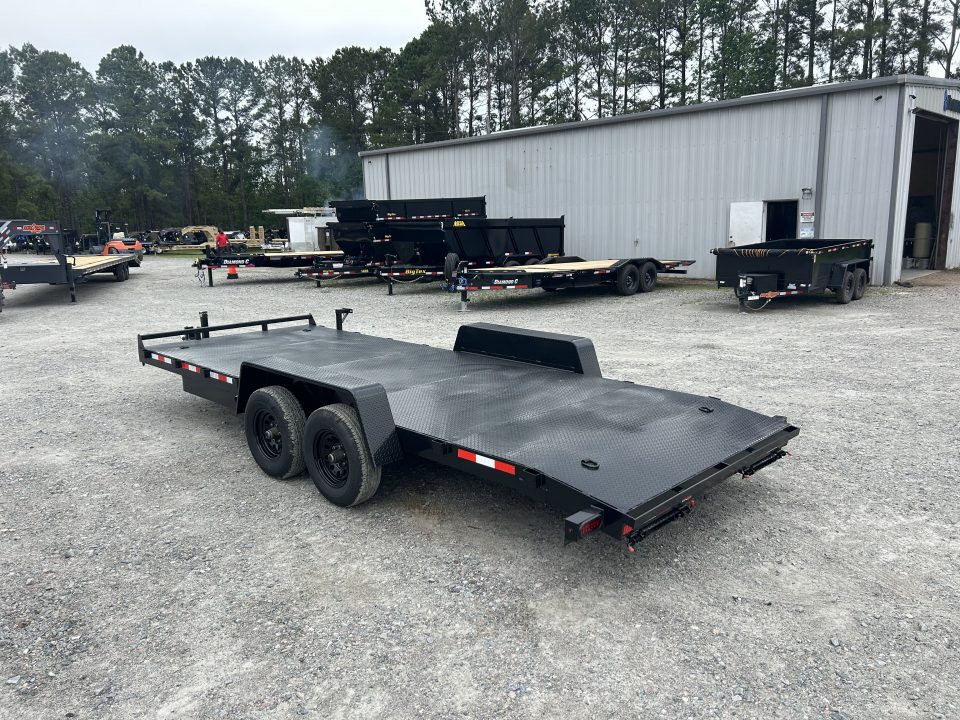 New 2026 Down 2 Earth 82X20 Car Hauler, Steel Deck with #5200 Axles