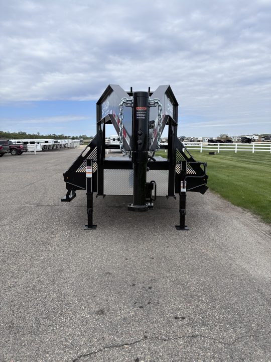 New 2026 Delta Mfg 21' + 5" Gooseneck Flatbed Trailer