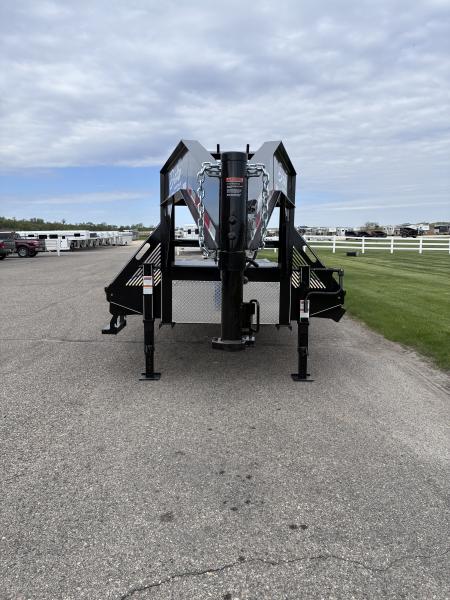 New 2026 Delta Mfg 21' + 5" Gooseneck Flatbed Trailer