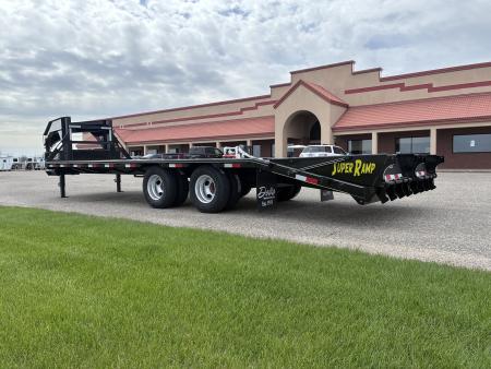 New 2026 Delta Mfg 21' + 5" Gooseneck Flatbed Trailer