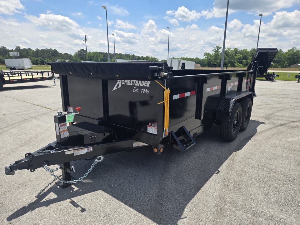 New 2026 Homesteader Trailer 714HX SPEC 14K Dump Trailer
