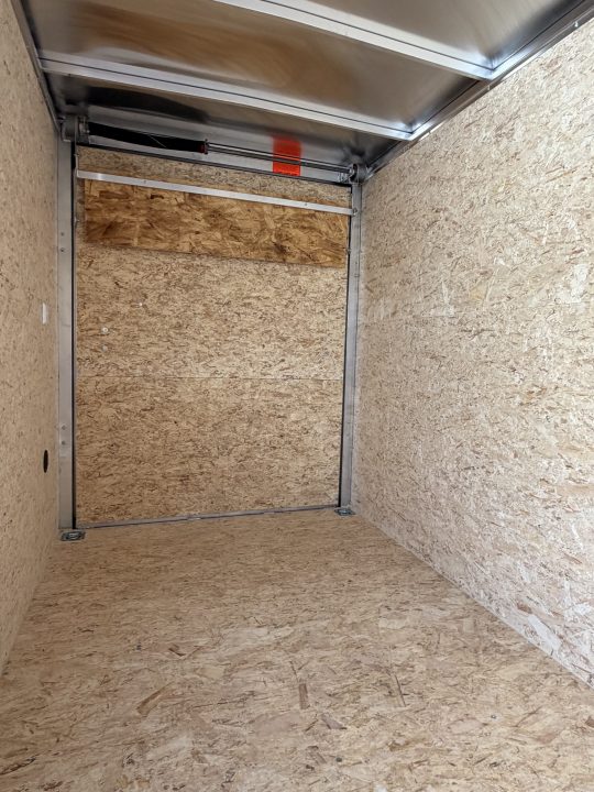 New 2027 6 X 12 Lightning ALL ALUMINUM Enclosed Trailer with 7ft Interior with ramp - Rear Spoiler