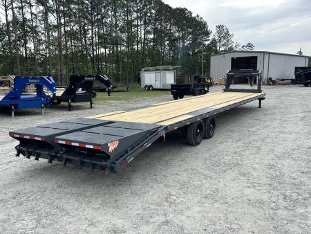 New 2026 Down 2 Earth 8.5x40 (35ft Deck + 5ft Dovetail ) 8K Axles , Max Ramps
