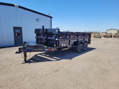 New 2026 Load Trail 83"x16' BP Telescopic Dump Trailer W/3' Sides