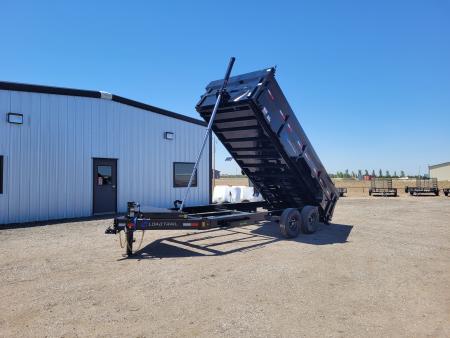 New 2026 Load Trail 83"x16' BP Telescopic Dump Trailer W/3' Sides