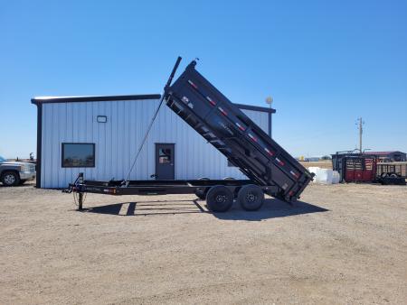 New 2026 Load Trail 83 x16' BP Telescopic Dump Trailer W/3' Sides