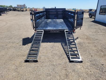 New 2026 Load Trail 83"x16' BP Telescopic Dump Trailer W/3' Sides