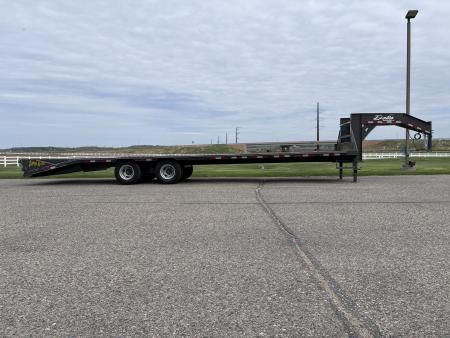 New 2026 Delta Mfg 27' +5' Gooseneck Flatbed Trailer