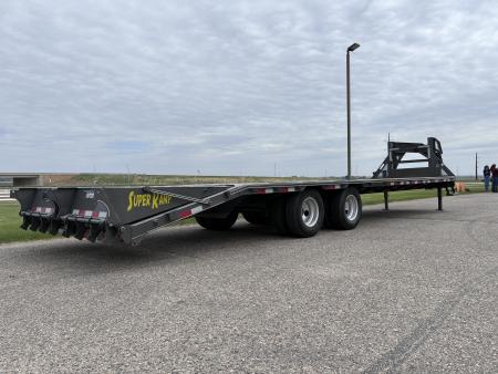New 2026 Delta Mfg 27' +5' Gooseneck Flatbed Trailer