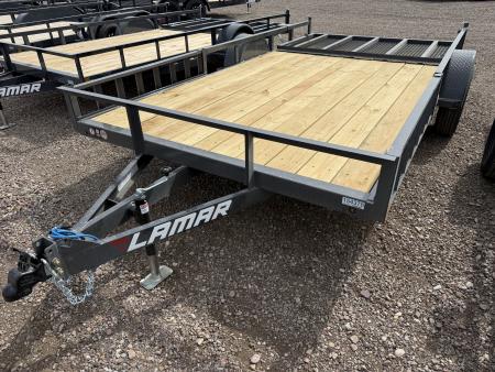 New 2026 Lamar 14' Utility Trailer 3K