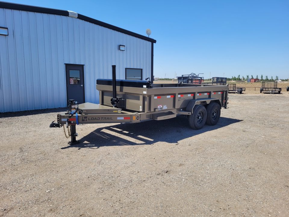 New 2026 Load Trail 83"x14' BP Telescopic Dump Trailer