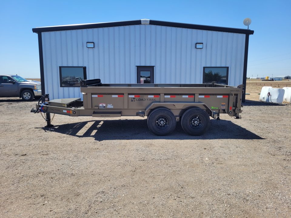 New 2026 Load Trail 83"x14' BP Telescopic Dump Trailer