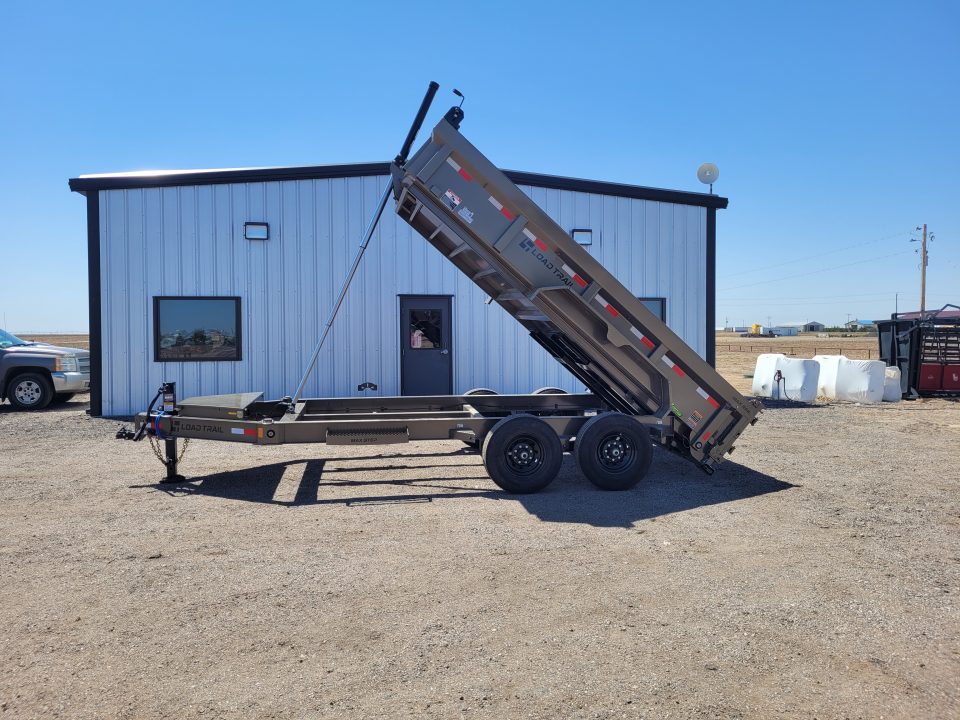 New 2026 Load Trail 83"x14' BP Telescopic Dump Trailer