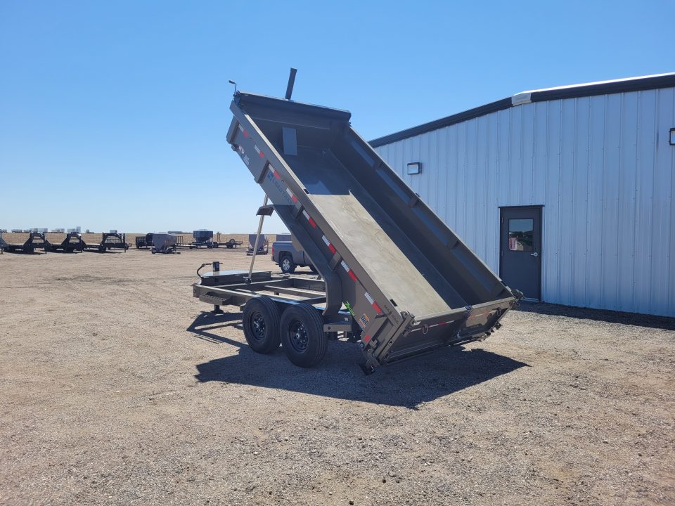 New 2026 Load Trail 83"x14' BP Telescopic Dump Trailer