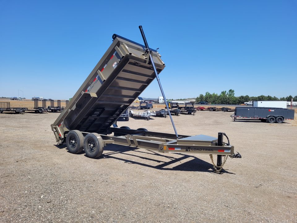 New 2026 Load Trail 83"x14' BP Telescopic Dump Trailer