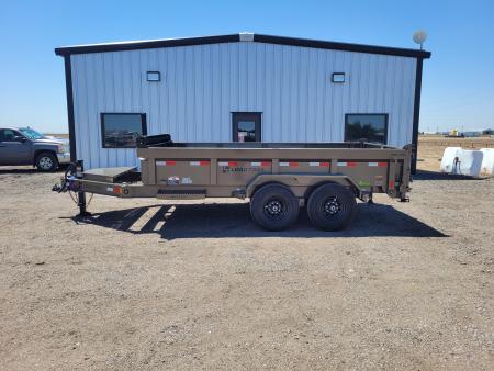 New 2026 Load Trail 83"x14' BP Telescopic Dump Trailer