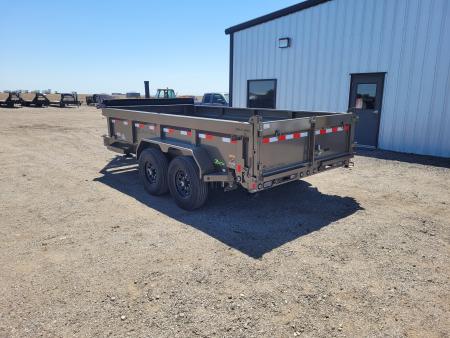 New 2026 Load Trail 83"x14' BP Telescopic Dump Trailer