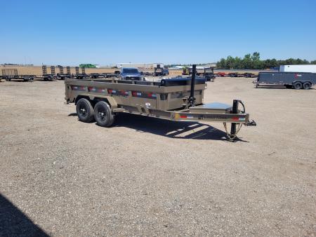New 2026 Load Trail 83 x14' BP Telescopic Dump Trailer