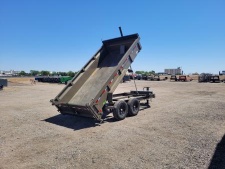 New 2026 Load Trail 83"x14' BP Telescopic Dump Trailer
