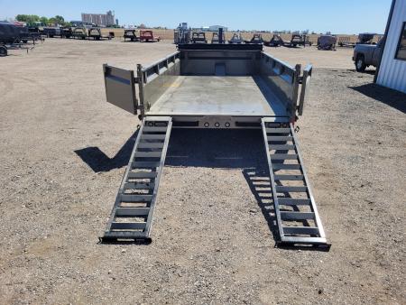 New 2026 Load Trail 83"x14' BP Telescopic Dump Trailer