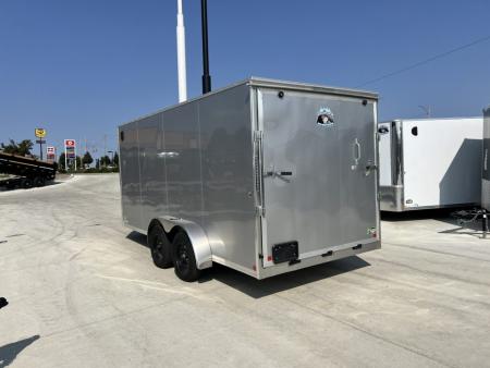 New NEW 2027 Bighorn R&M 7x16 + 2’V SUPERIOR QUALITY Rear Ramp Enclosed Cargo Trailer 5017