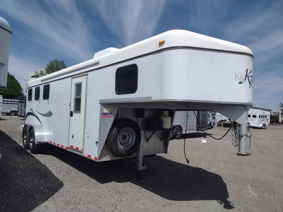Used 2006 Kiefer Manufacturing Living Quarters 3 Horse Trailer